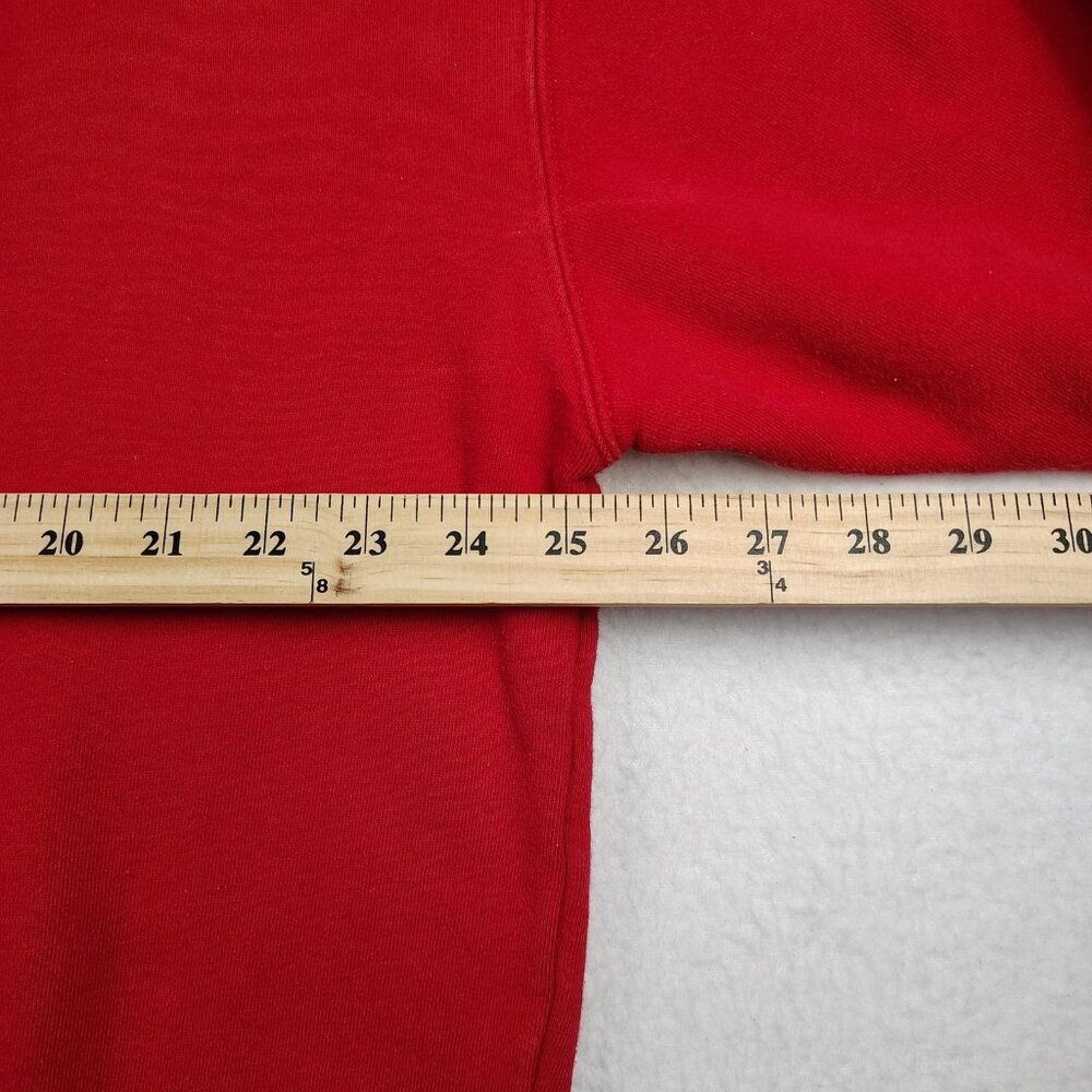 Adidas Atlanta Hawks Hoodie Mens XL Red NBA Basketball Pullover Sweatshirt - Picture 7 of 7